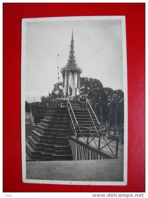 Carte Photo Faite Par Royal Photo 4 Bd Doudart De Lagree Phnom Penh - Cambodge