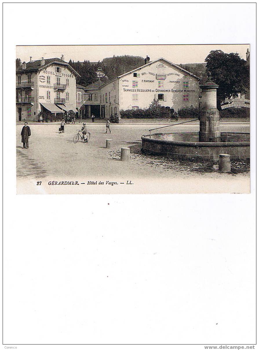 88  GERARMER   Hotel Des Vosges   Non écrite - Gerardmer