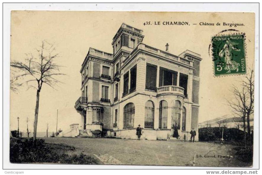 H4 - LE CHAMBON - Château De BERGOGNON - Le Chambon Feugerolles