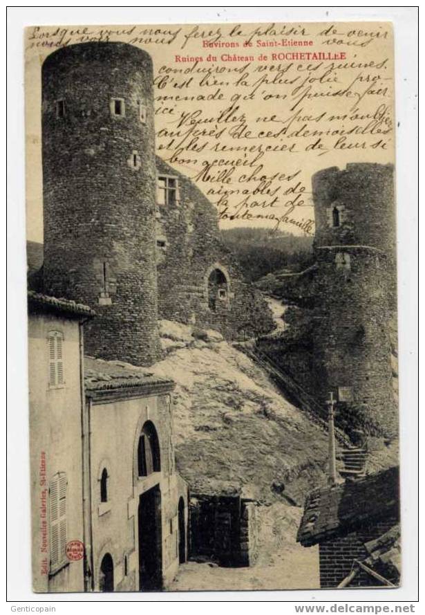 H6 - ROCHETAILLEE - Ruines Du Château (1914) - Rochetaillee