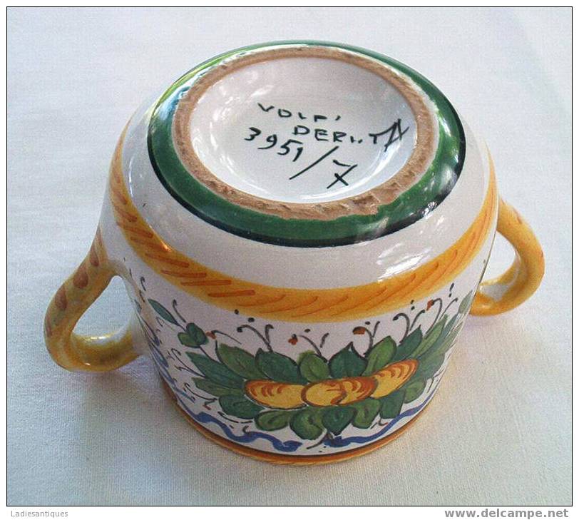 Deruta Volpi - Lidded Jar - Petit Pot/couvercle - Potje Met Deksle - DI 1037 - Deruta (ITA)