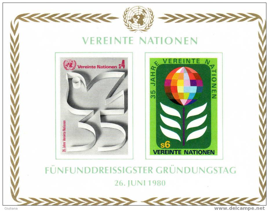 Serie Completa N. BF/1**YT - 35° Anniversario Delle Nazioni Unite - Sonstige & Ohne Zuordnung