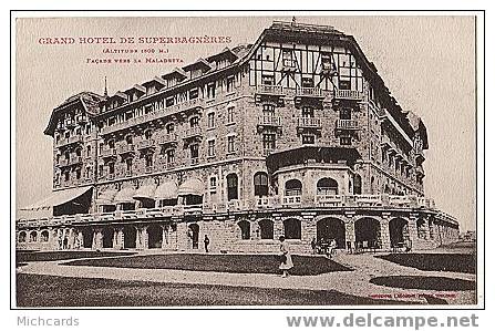 CPA 31 SUPERBAGNERES - Grand Hotel - Facade Vers La Maladetta - Superbagneres