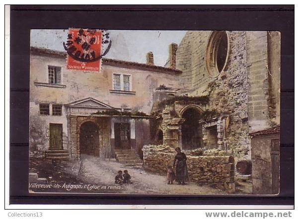 GARD - Villeneuve Les Avignon - L'eglise En Ruines - Villeneuve-lès-Avignon