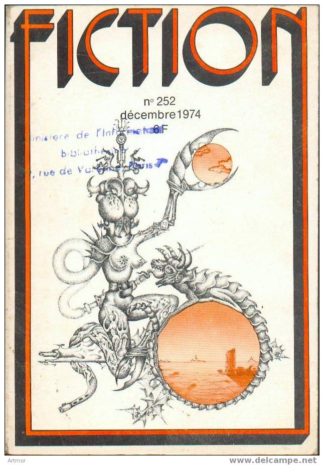 FICTION N° 252 - Couv : MACEDO - Fiction