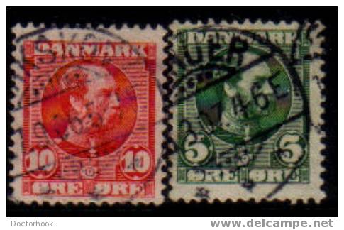 DENMARK  Scott   #  70-1 F-VF USED - Used Stamps