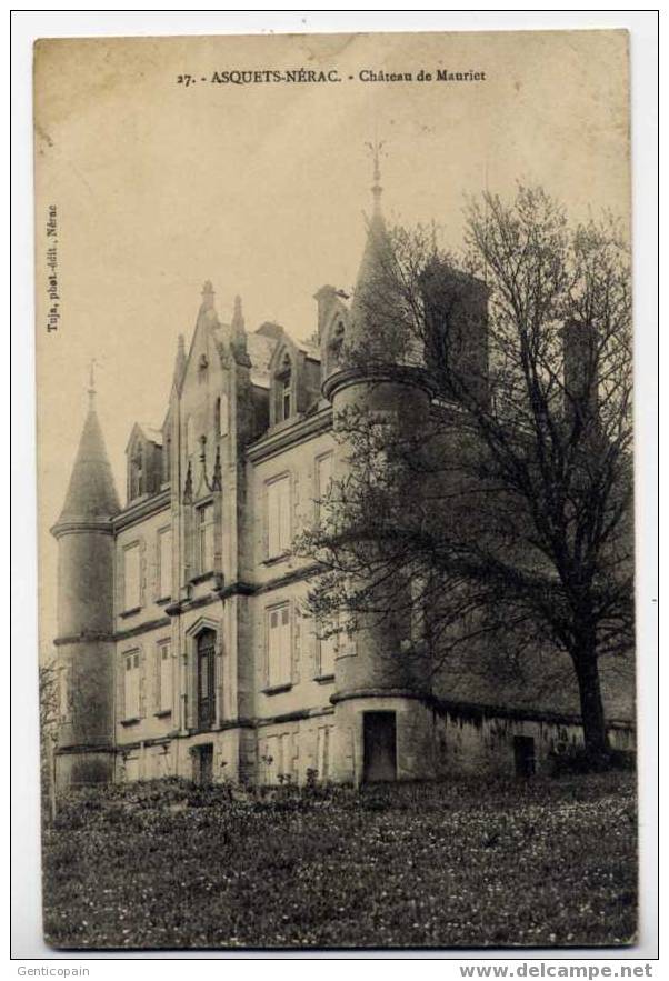 H11 - ASQUETS-NERAC - Château De MAURIER - Nerac