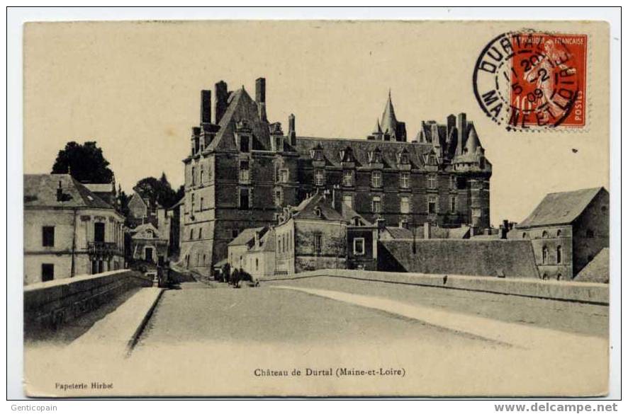 H12 - Château De DURTAL (1909) - Durtal