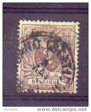 Belg. - N° 44 ° - 1869-1888 Lion Couché (Liegender Löwe)