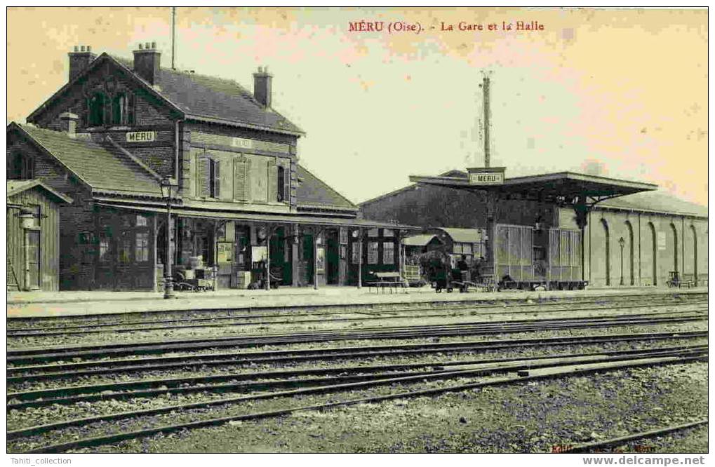 MERU - La Gare Et La Halle - Meru