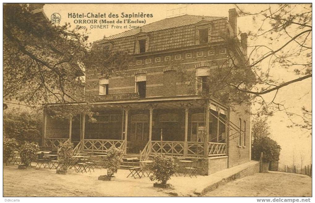 Mont-de-l´Enclus - Orroir - Hôtel-Chalet Des Sapinières - Prop: Ovaert Frère Et Soeur - Kluisbergen