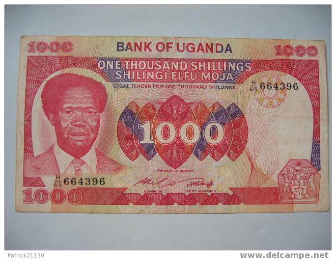 OUGANDA /  1000 SHILLINGS  PICK 23 - Ouganda