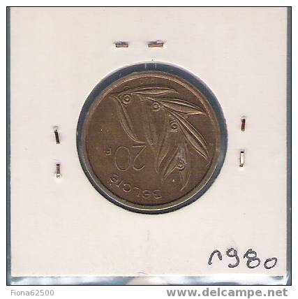 20 FRANCS . 1980 . LEGENDE FLAMANDE . - 20 Frank