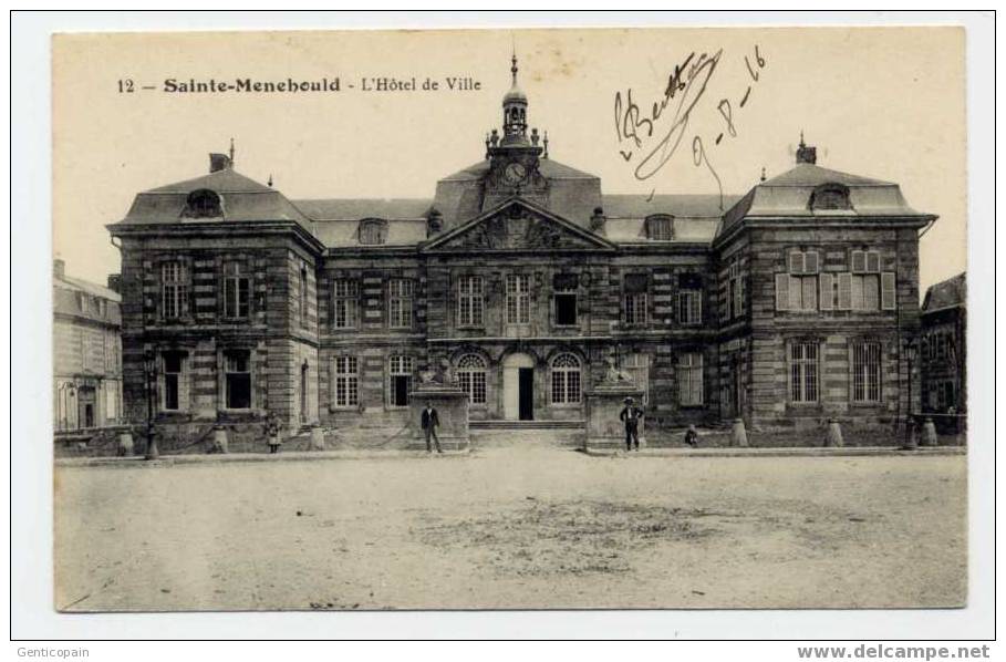 H17 - SAINTE-MENEHOULD -  L´Hôtel De Ville (1916) - Sainte-Menehould