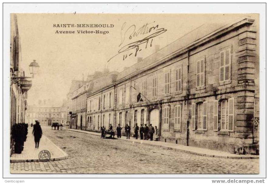 H17 - SAINTE-MENEHOULD - Avenue VICTOR HUGO (1916) - Sainte-Menehould