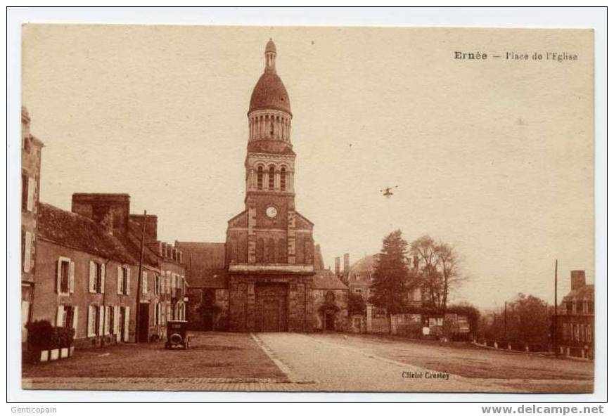 H18 - ERNEE - Place De L'église (1927) - Ernee