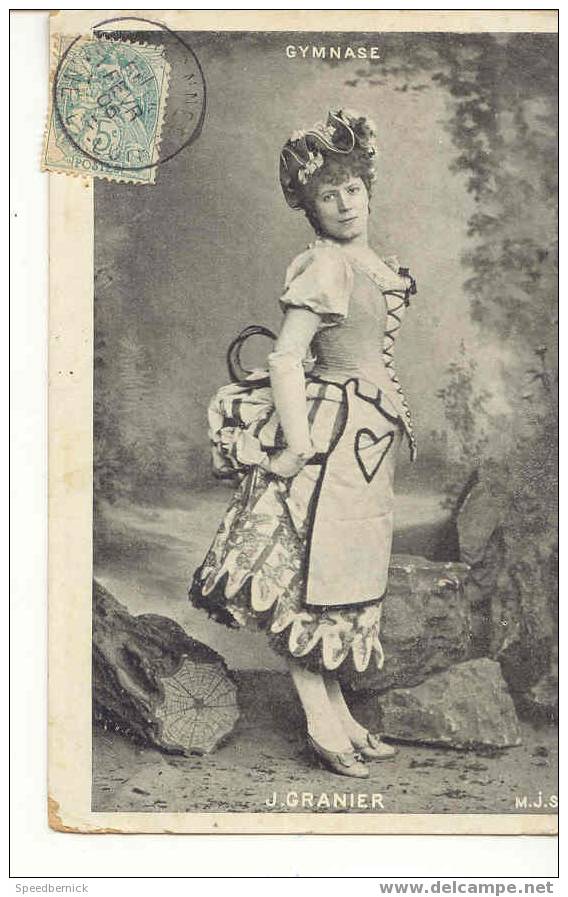 A1074 Actrice Courtisane Théâtre J. GRANIER Gymnase M.J.S. - Opera