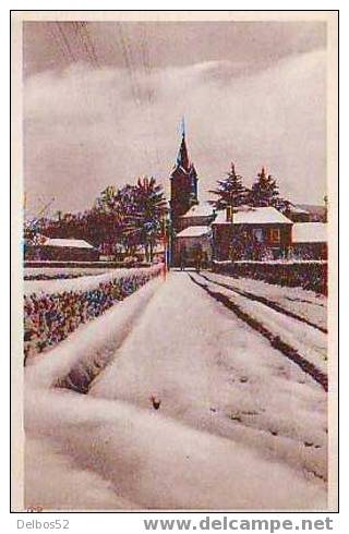 LA BARTHE-DE-NESTE - L'église En Hiver - La Barthe De Neste