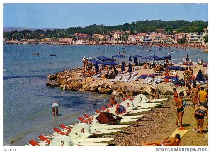 CARTE POSTALE DE ST CYR LES LECQUES - LA PLAGE - Saint-Cyr-sur-Mer