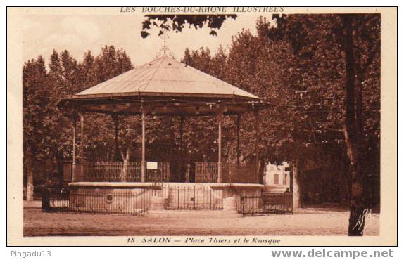 Salon Place Thiers Et Le Kiosque à Voir Excellent état - Salon De Provence