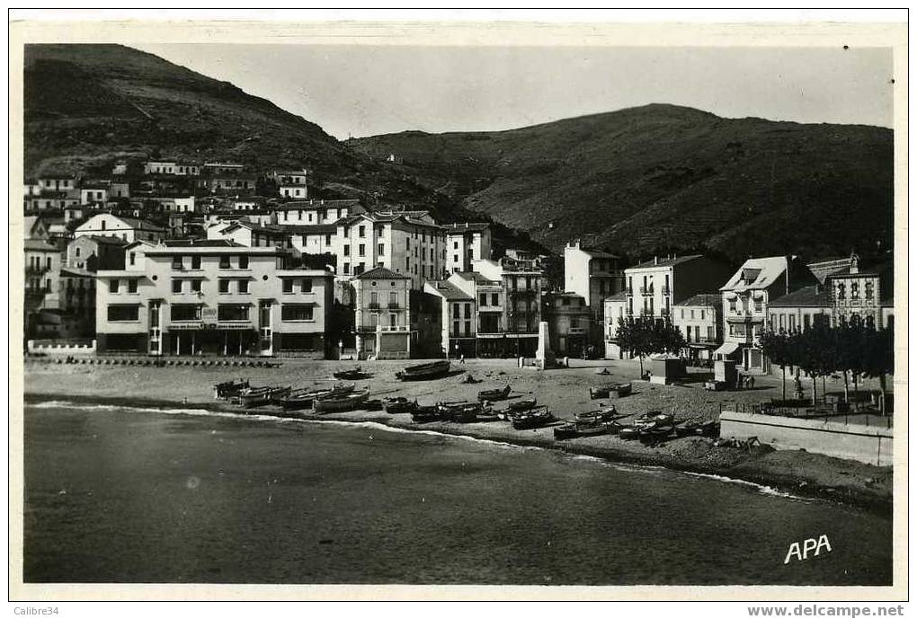 CERBERE La Plage Et La Douane ( 1952) - Cerbere