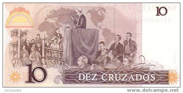 BRESIL   10 Cruzados   Non Daté (1987)   Pick 209b    ***** BILLET  NEUF ***** - Brazil