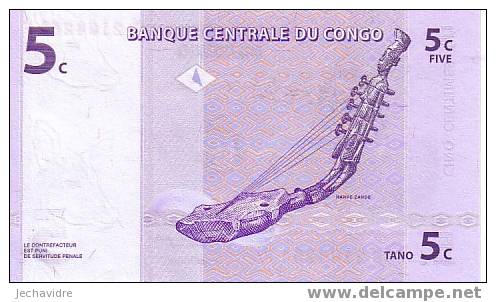 CONGO    5 Centimes   Daté Du 01-11-1997   Pick 81a     ***** BILLET  NEUF ***** - Sin Clasificación