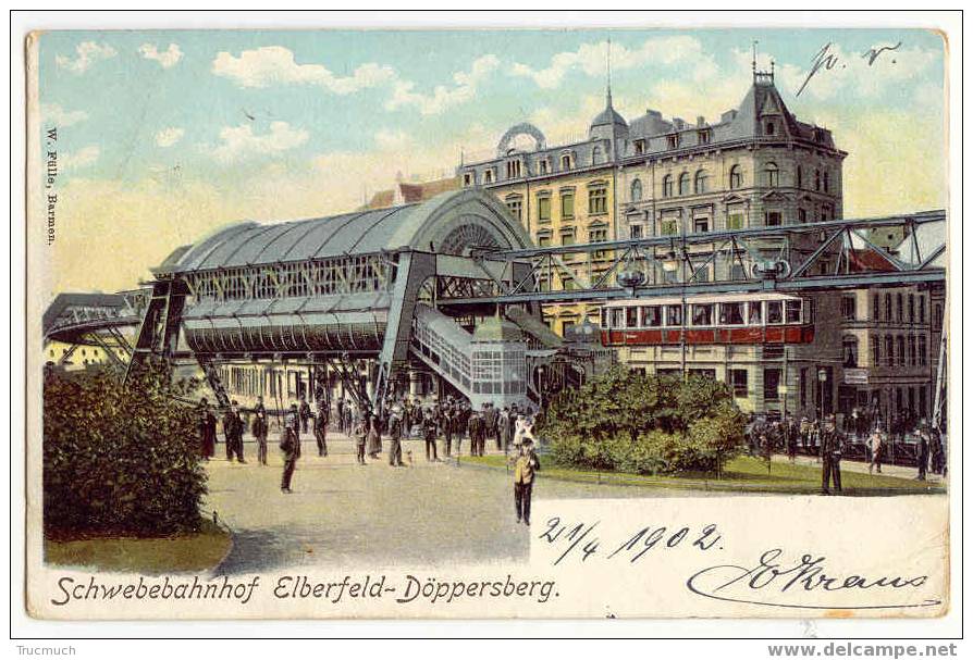 B1866 - Schwebebahnhof - Elberfeld-Döppersberg - Wuppertal