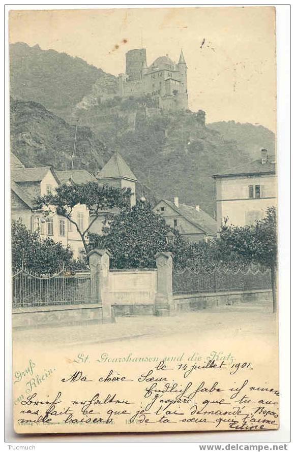 B1892 - Gruss Vom Rhein - St Goarshausen Und Die Katz - St. Goar