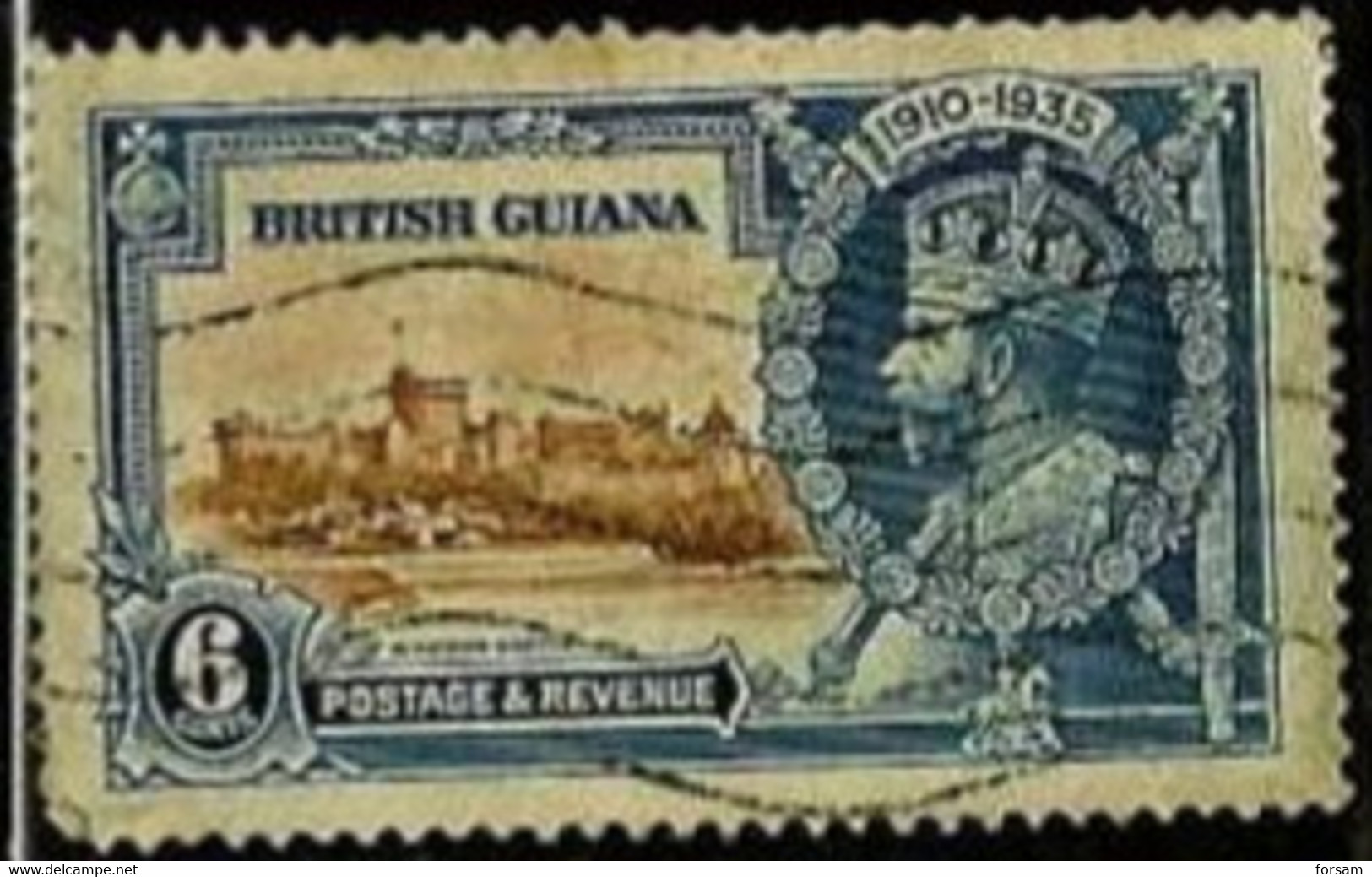 BRITISH GUIANA..1935..Michel # 170...used. - Britisch-Guayana (...-1966)