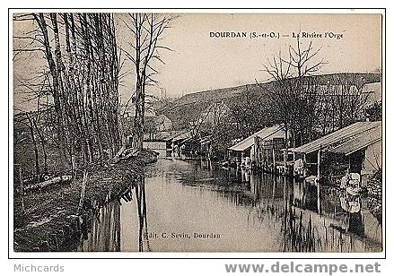 CPA 91 DOURDAN - La Riviere L Orge (Lavoirs) - Dourdan