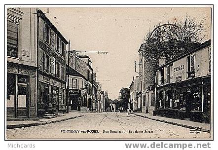 CPA 92 FONTENAY AUX ROSES - Rue Boucicaut (Tabacs) - Fontenay Aux Roses