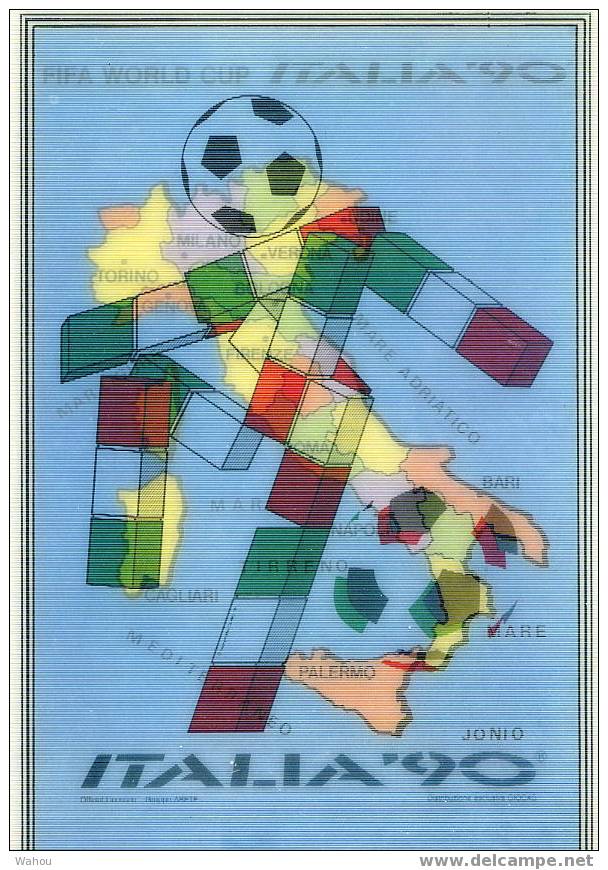 FIFA WORLD CUP ITALIA 90     (carte Ayant Voyagé En 90) - Football