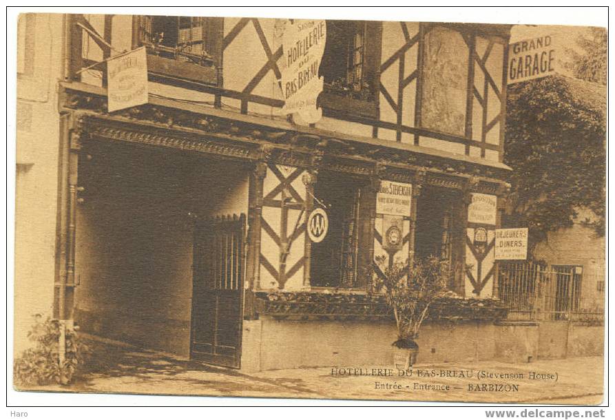 BARBIZON - Entrée De L'Hostellerie Du Bas-Bréau( Stevenson House) (434) - Barbizon
