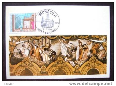 Carte Maximum - Monaco - Centenaire De L´inauguration De La Salle Garnier De Monte-Carlo - Les Matelots De G. Auric - Maximumkaarten