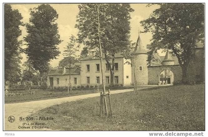 Achene   - Chateau D'Onthaine - Ciney