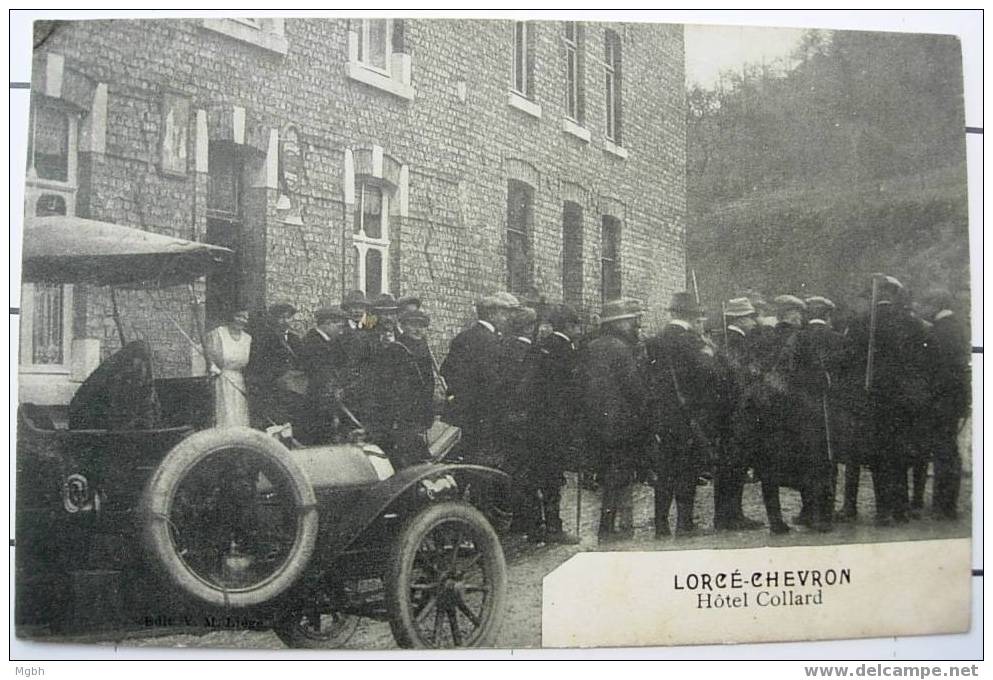 Lorcé Chevron Rendez-vous De Chasseurs  Vieille Voiture - Stoumont