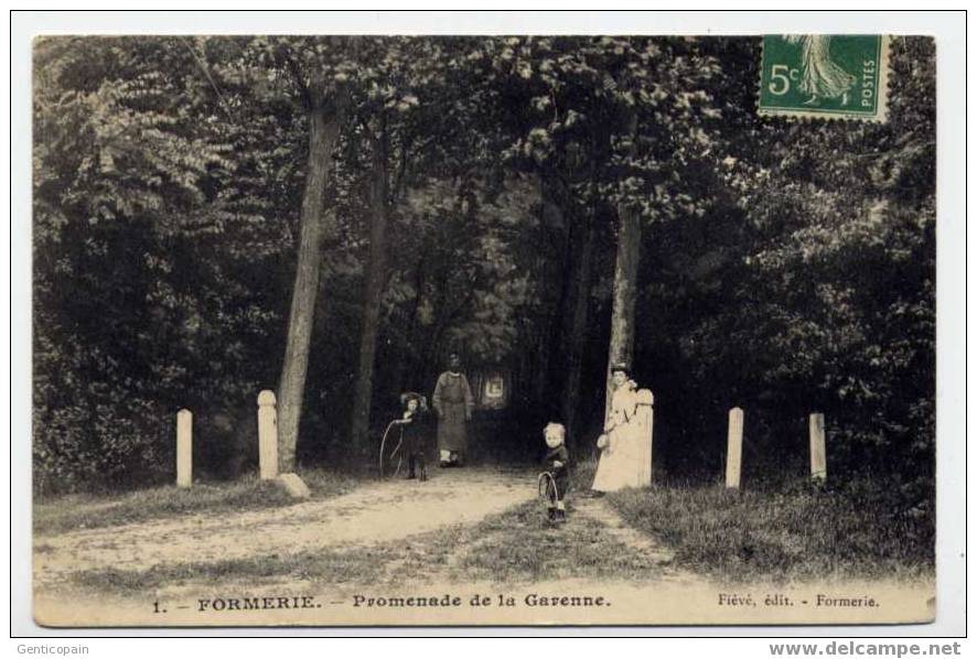 H24 - FORMERIE - Promenade De La Garenne (1909 - Carte Animée) - Formerie