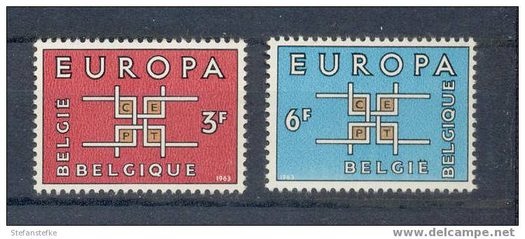 Belgie Ocb Nr: 1260 - 1261 ** (zie Scan) - 1963