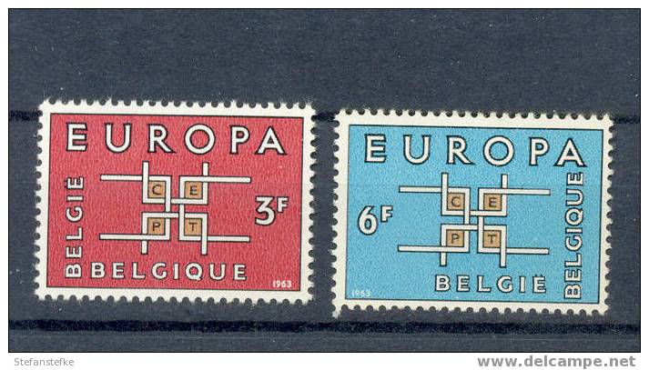 Belgie Ocb Nr: 1260 - 1261 ** (zie Scan) - 1963
