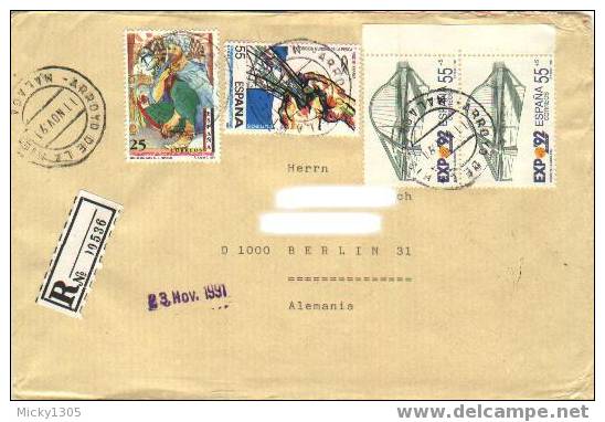 Spanien / Spain - Einschreiben / Registered Letter (3296) - Covers & Documents