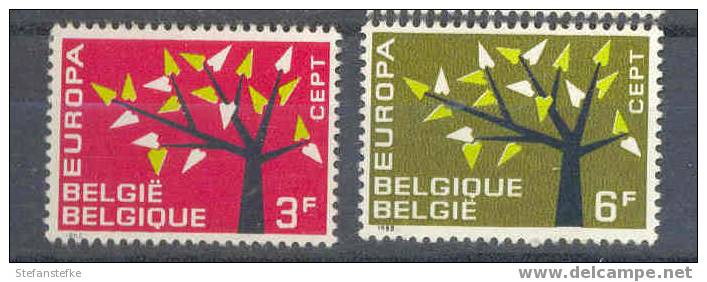 Belgie Ocb Nr: 1222 - 1223 ** (zie Scan) - 1962