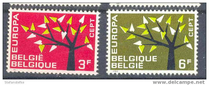 Belgie Ocb Nr: 1222 - 1223 ** (zie Scan) - 1962