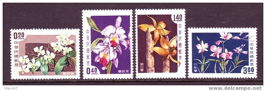 ROC 1189-92 * ORCHIDS FLOWERS - Unused Stamps