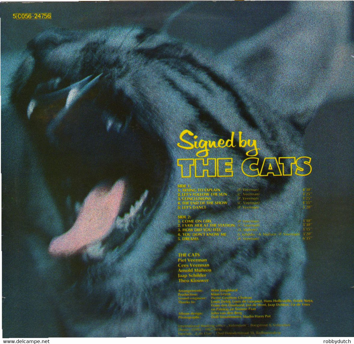 * LP * THE CATS - SIGNED BY THE CATS (Holland 1972 Ex-!!!) - Disco, Pop