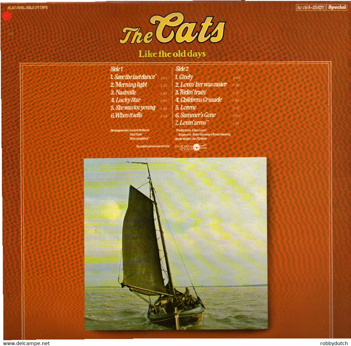 * LP * THE CATS - LIKE THE OLD DAYS (1978) - Disco & Pop
