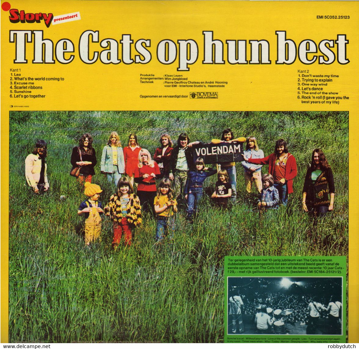 * LP * THE CATS - THE CATS OP HUN BEST (1974) - Disco, Pop