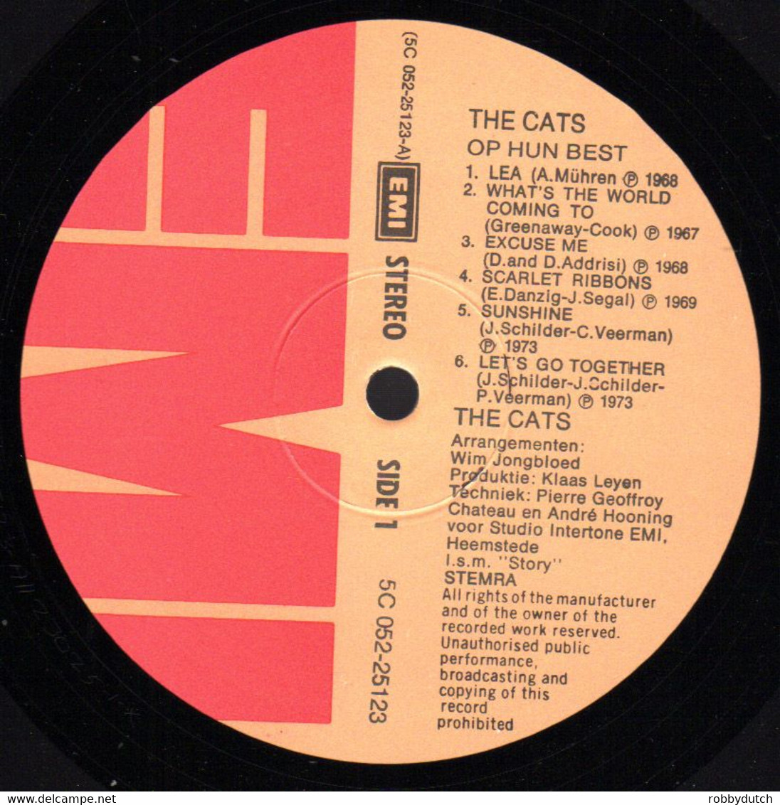 * LP * THE CATS - THE CATS OP HUN BEST (1974) - Disco, Pop