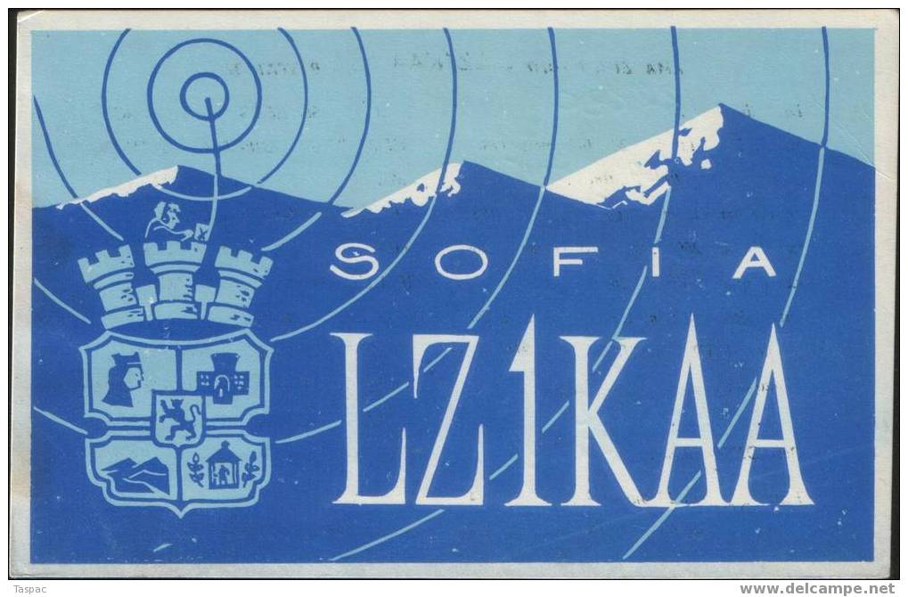 QSL Card 1969 Bulgaria - Sofia - LZ1KAA - Radio Amateur