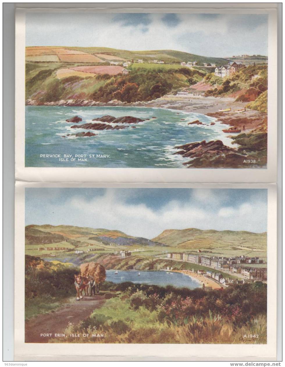 Isle Of Man - 6 View Letter Card Of Picturesque Manxland - Isle Of Man, Castletown - Isle Of Man